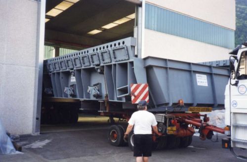 Rost der Verbrennungsanlage – Transport