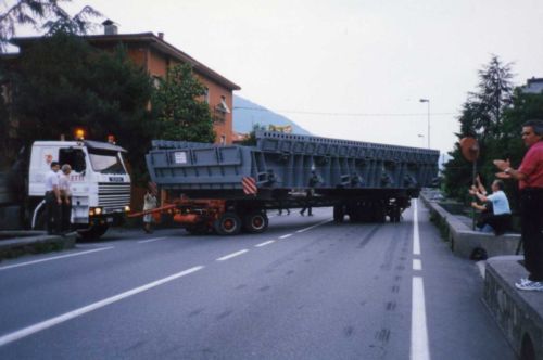 Rost der Verbrennungsanlage – Transport