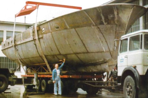 Inox-Stahl Schiffsrumpf Yacht 16m